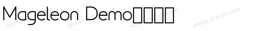 Mageleon Demo字体转换